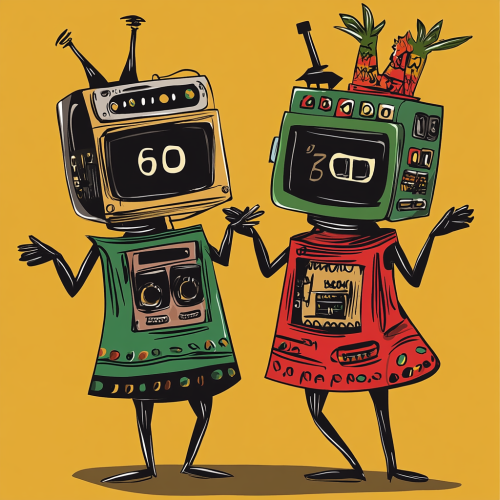 Cartoon Appliances Celebrating Zambia's 60th in Dance Cartoon Appliances Celebrating Zambia's 60th in Dance