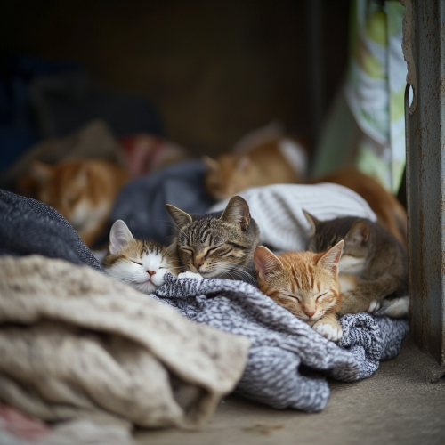 Cats Helping Homeless and Sick Animals