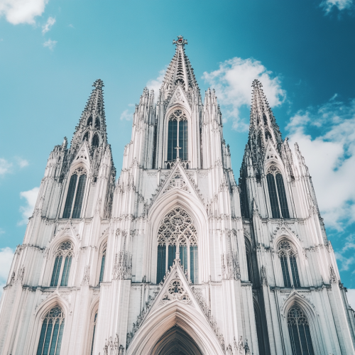 Cologne Cathedral Stands Tall in City Skyline