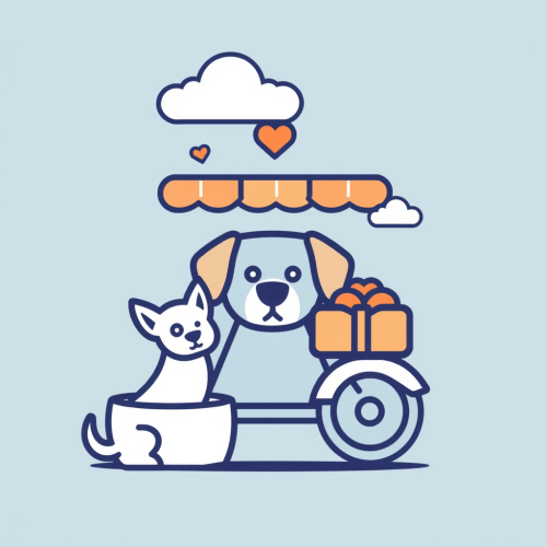 Colorful Icon for Pet Food Delivery App