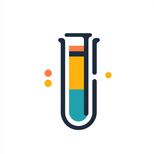 Colorful icon for evaluation or diagnosis app