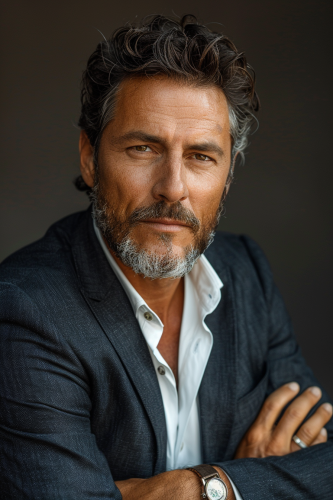 Confident Brazilian man in stylish professional attire Portrait