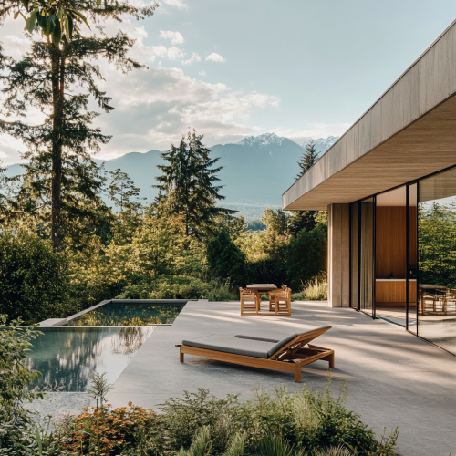 Contemporary North Vancouver Home: Tranquility and Sophistication
