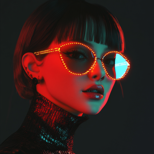 Conversation at Future Club with Expressive Eyes