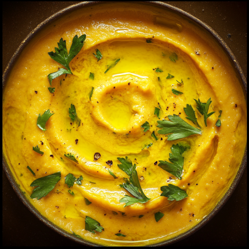 Creamy Bowl of Zucchini and Carrot Soup