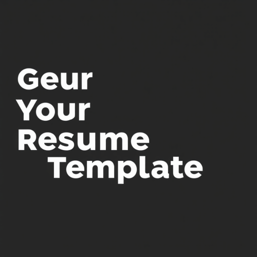 Create a Resume Ad Template with AI