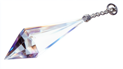 Crystal Pendulum on Transparent Background  Crystal Pendulum on Transparent Background