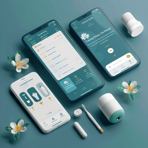 Design of Oral Care App with Luxury Style