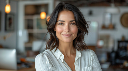 Nicaraguan Female Entrepreneur in Office