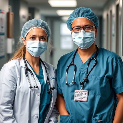 Doctors on a shared journey together.