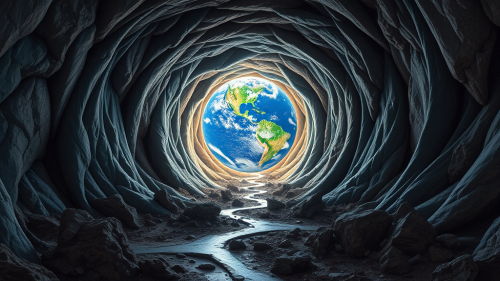 Earth Inhaling through Vortex Conduits