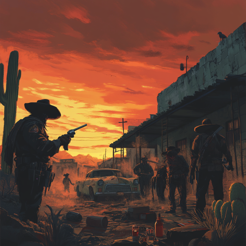 El Diablo Rojo - Mexican Cartel at Sunset