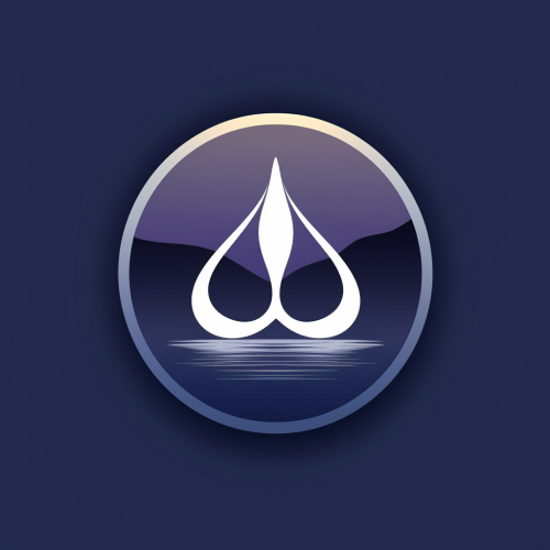 Elegant Icon Depicting Reality and AI Challenge