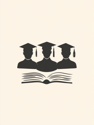 Expert and Scholar Figures in Black and White