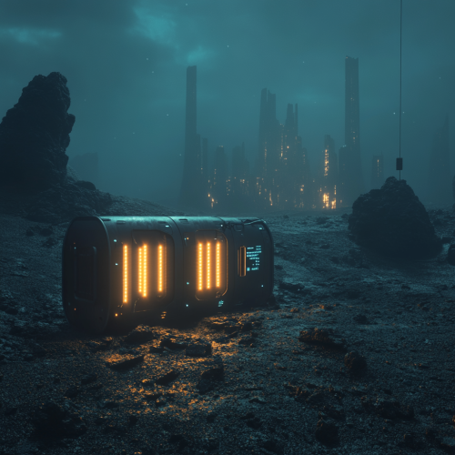 Exploring the Mysterious Underwater City with Glowing Chamber