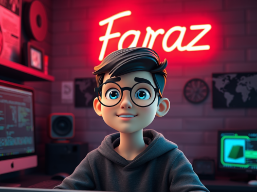 Faraz: The Iranian Boy Programmer with Round Glasses