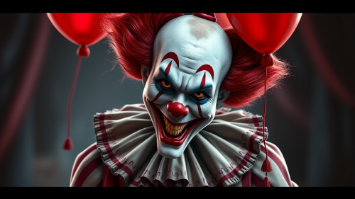 Full Body Art of 'It' the Clown