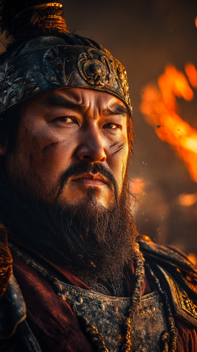 Genghis Khan Cinematic Portrait