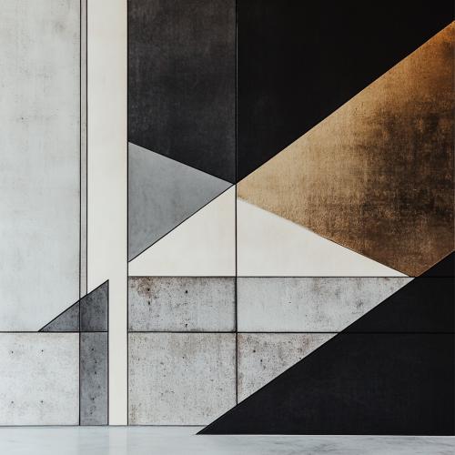 Geometric Shapes Symbolize Company's Modern Vision