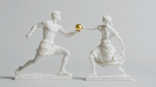 Greek man beats Greek woman in race for apple