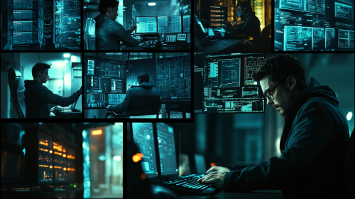 Hacker Character: Cinematic Grid Images Sony Alpha A7 III