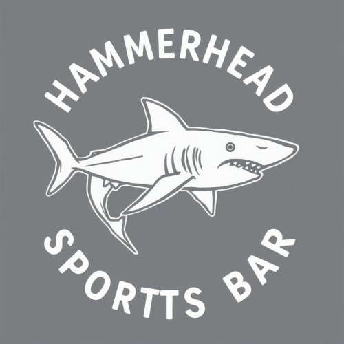 Hammerhead Sports Bar's Minimalist Shark Logo