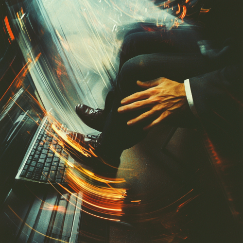 Photograph of Hands and feet in Rapid Motion