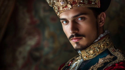 Handsome Romanian Prince's Photorealistic Portrait