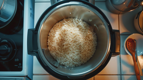 Haunted Rice Cooker in Modern Kitchen