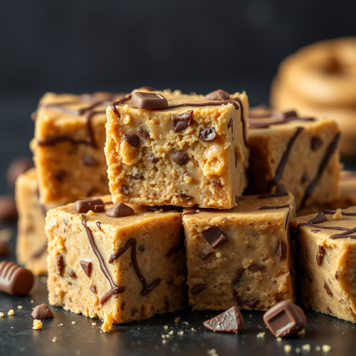 High Definition Image of Homemade Peanut Butter Fudge