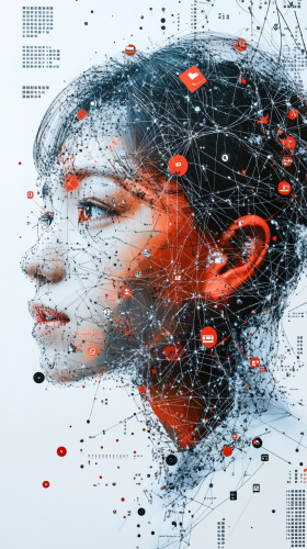 Hyper Realistic AI News Magazine Composition Hyper Realistic AI News Magazine Composition