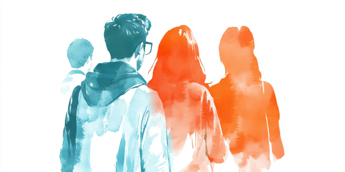 Illustration of recommendations with friends and family.