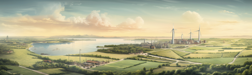 Interconnected Energy Sources Across Land and Sea