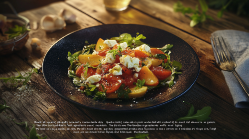 Inviting Close-Up of Fresh Chickpea Salad Dish