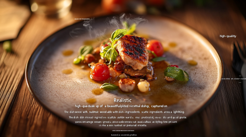 Inviting roasted tomato soup on rustic wooden table