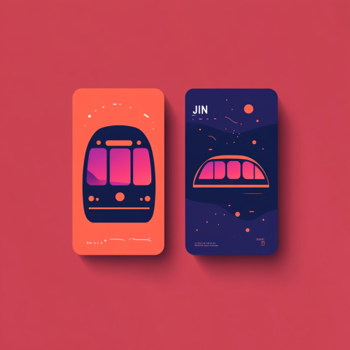 JIN KART Public Transportation Card Design Mardin Women