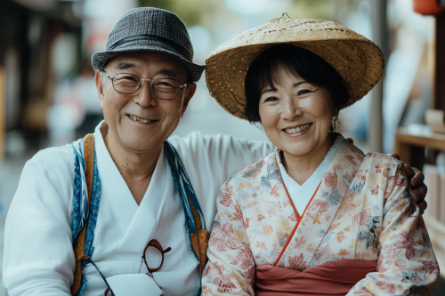 Japanese couple in their 40s