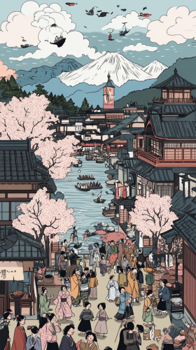 Japanese-style Where's Waldo: Cherry Blossom Hide and Seek.