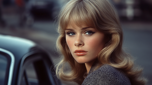 Julie Christie in 1960s London.