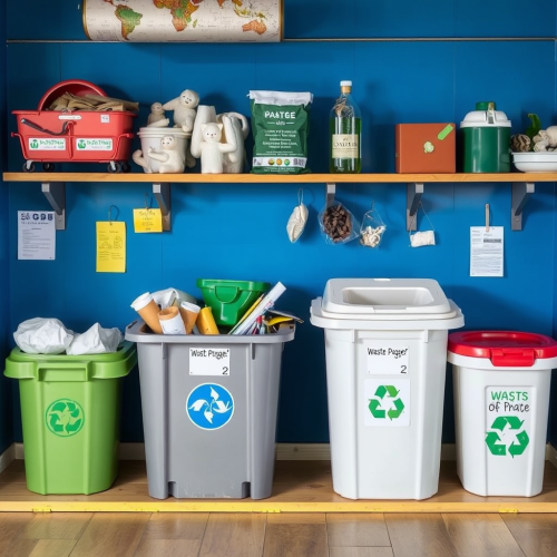 Learning How to Sort Waste in Space Study