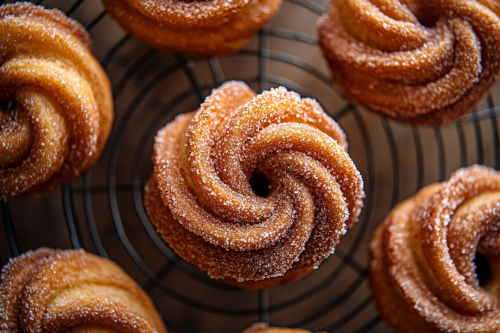 Luxurious Indulgent Cruffins with Cinnamon Sugar Coating