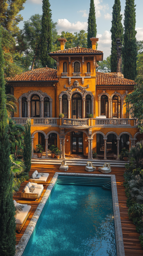 Luxurious Mediterranean Villa with Elegant Design and Pool