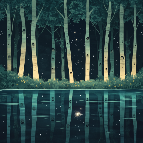 Magical Forest: Mystical Characters Searching for a Star