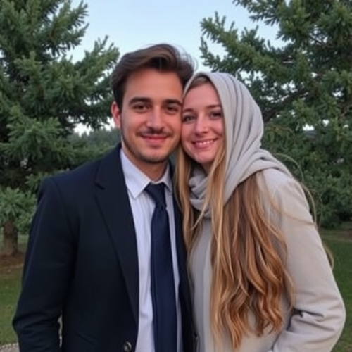 Meisam and Negar's Secret in Light Blue