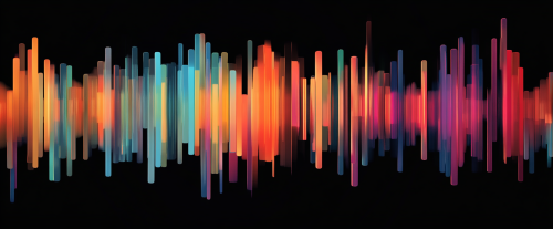 Merging Colorful Intervals in Digital Art Display
