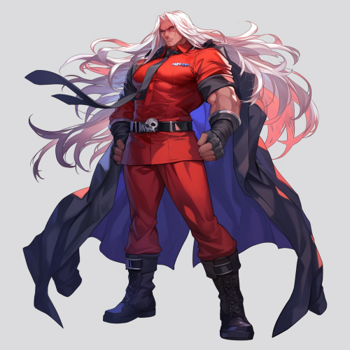 Mixed Magneto and M. Bison anime character Mixed Magneto and M. Bison anime character