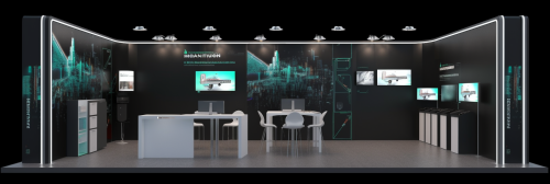 Modern Technology Company Exhibition Booth Design