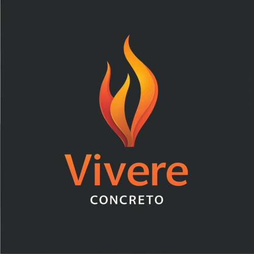 Modern Vivere Concreto Outdoor Fireplace Logo Modern Vivere Concreto Outdoor Fireplace Logo