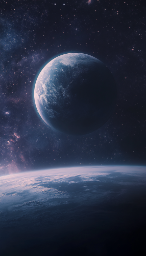 Mysterious Planet Emerges in Starry Sky Rotation