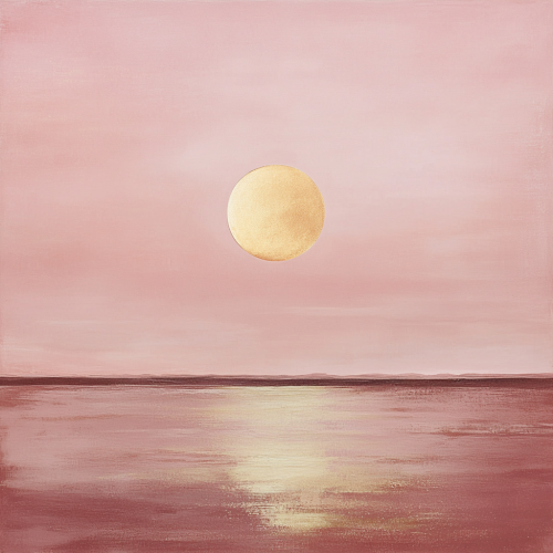 Mystical Moonlight on the Horizon